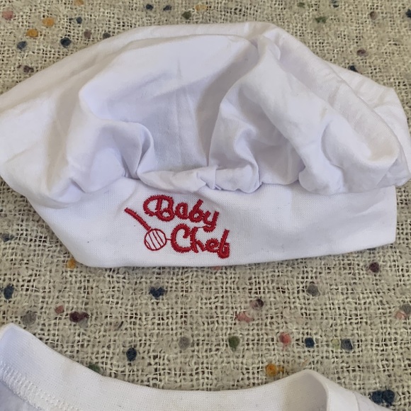 Baby Chef coat and chef hat baby costume baby dressup size 100 (18-24months) - Picture 6 of 7